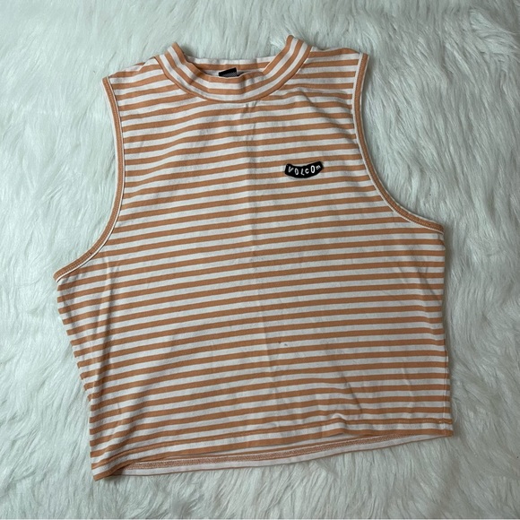 Volcom Looking Out Camel Crop Top - Picture 3 of 7